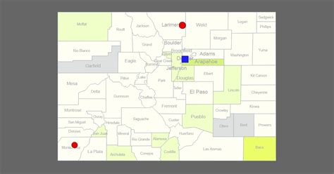 Cities In Colorado & Interactive Map .